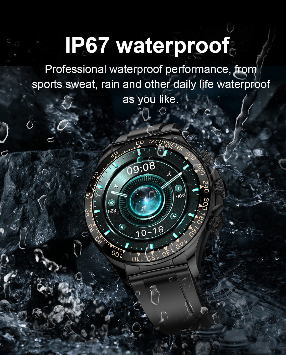 Smartwatch EX108 mit Bluetooth-Telefonie – Bild 13 | LuxeStyle
