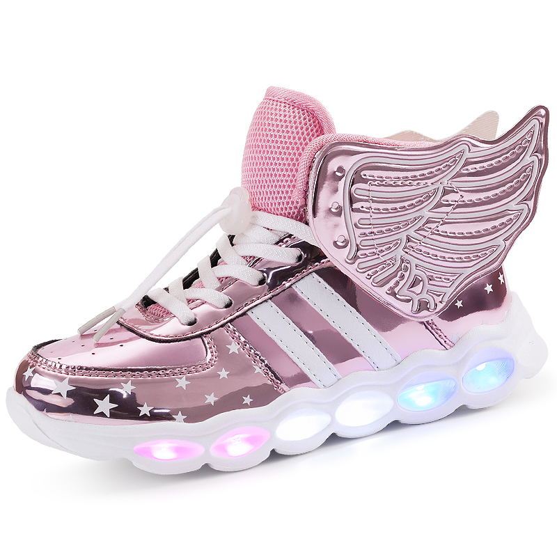 Glitzer-Sneakers mit wiederaufladbaren Flügeln – Bild 5 | LuxeStyle