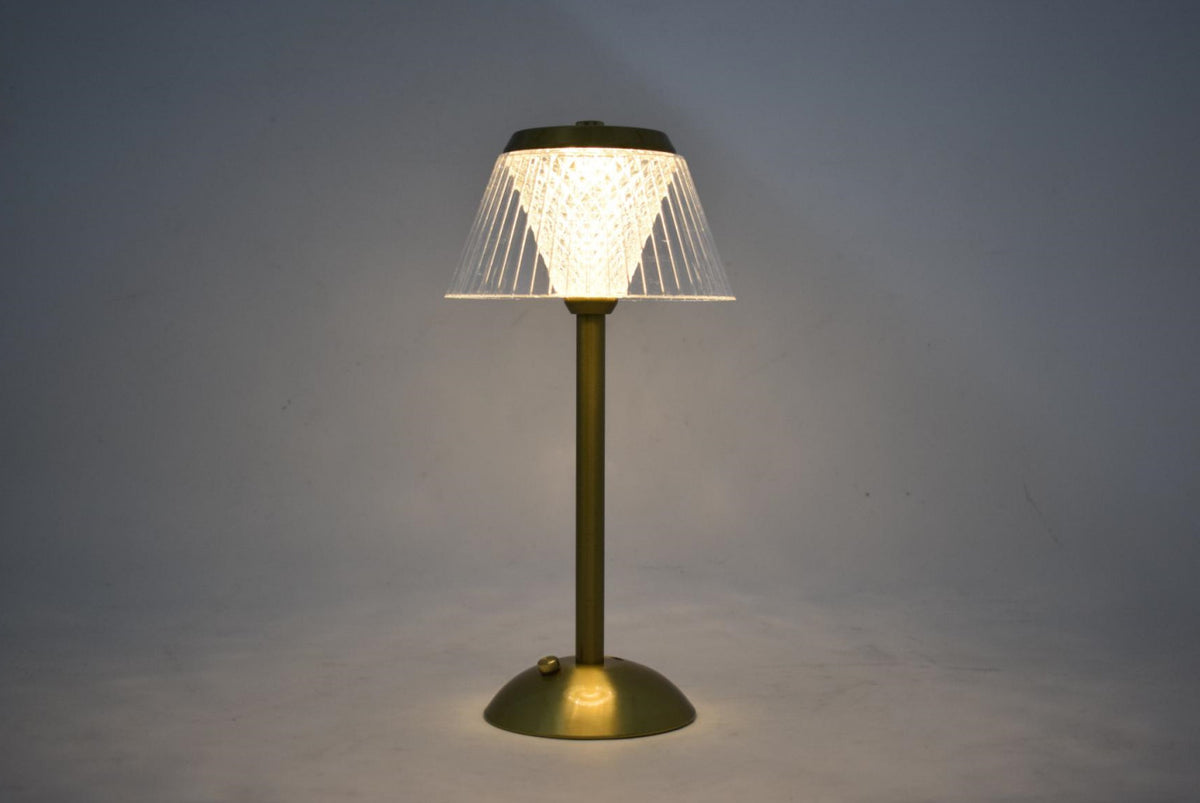 Retro Nachttischlampe mit USB-Ladefunktion – Bild 4 | LuxeStyle