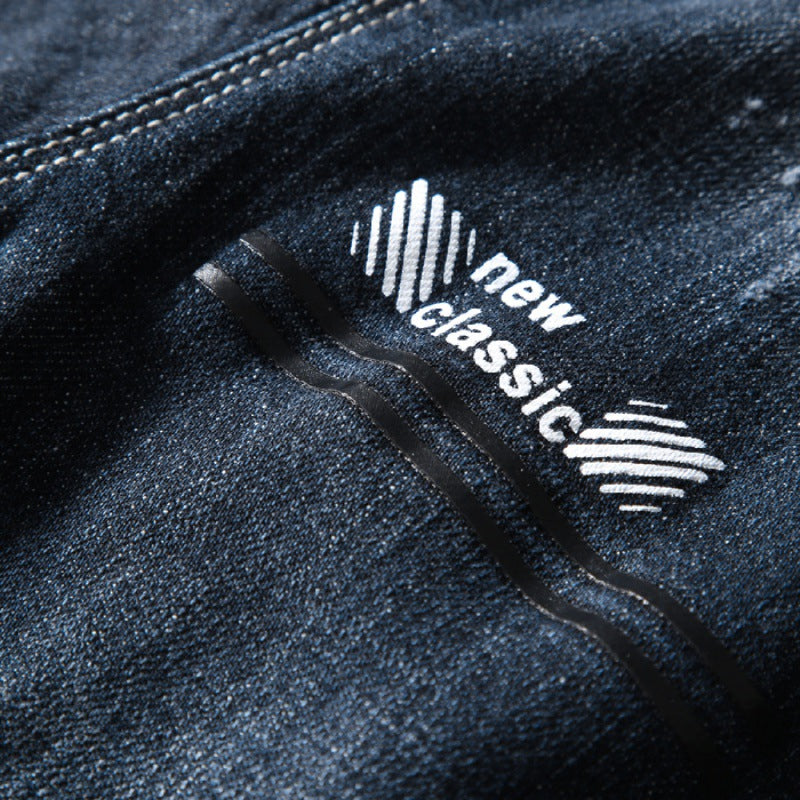 Bedruckte Weste aus Denim | LuxeStyle