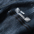 Bedruckte Weste aus Denim | LuxeStyle
