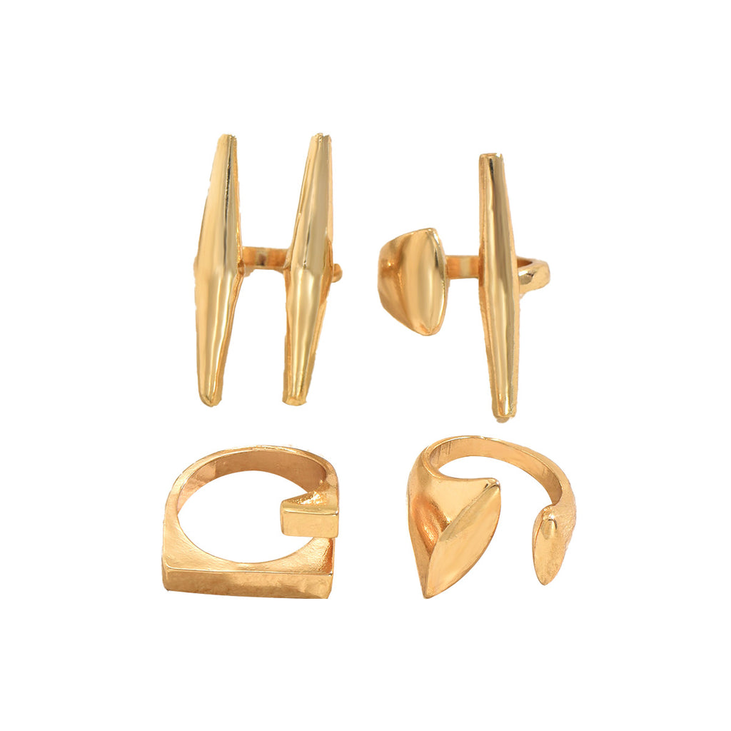 Minimalistisches Ring-Set, verstellbar