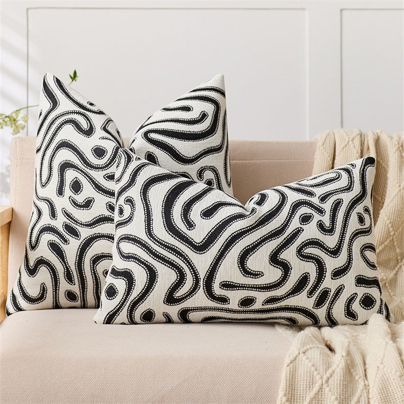 Luxus Sofa Kissen Labyrinth