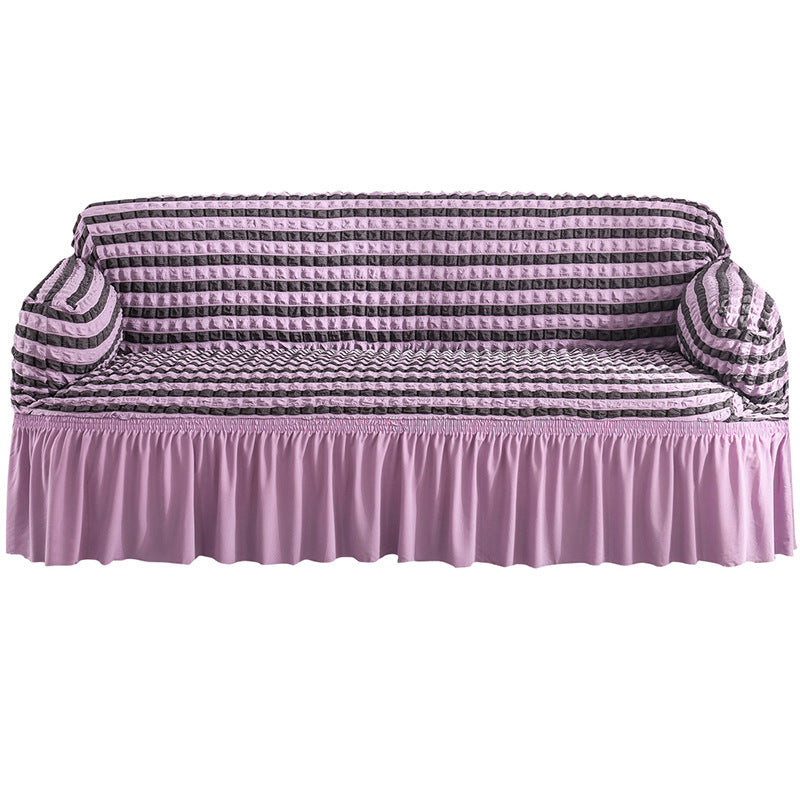 Sofaüberzug aus Seersucker-Stoff – Bild 7 | LuxeStyle
