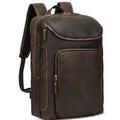 Retro Leder Rucksack für Freizeit & Reisen – Bild 2 | LuxeStyle