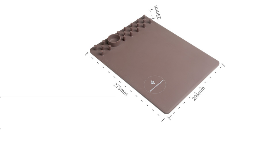 Kabelloses Lade-Mauspad mit Organizer – Bild 10 | LuxeStyle