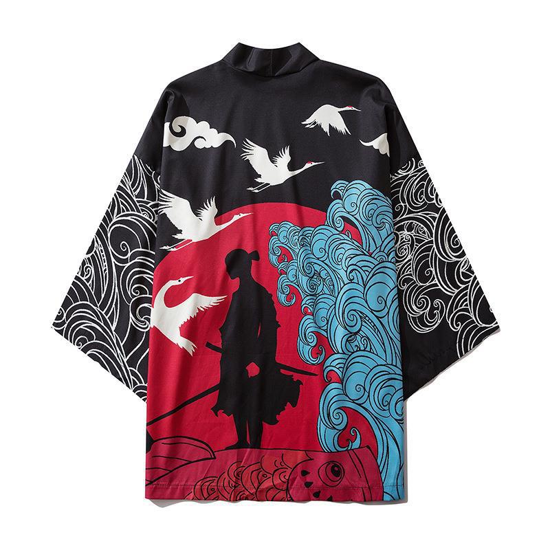 Loose Fit Printed Cardigan Herren