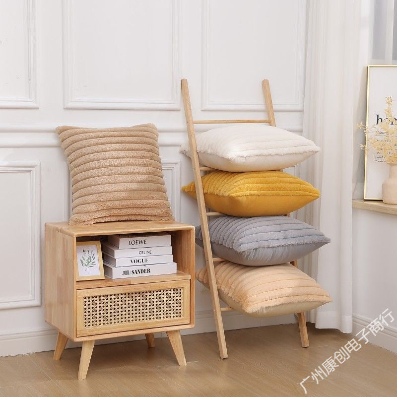 Plüsch Kissenbezug mit Lendenkissen-Funktion – Bild 5 | LuxeStyle