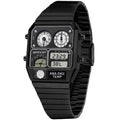 Multifunktionale Retro-Herrenuhr mit Temperatur
