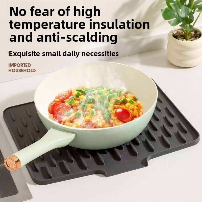 Silikon-Abtropfmatte für Geschirr