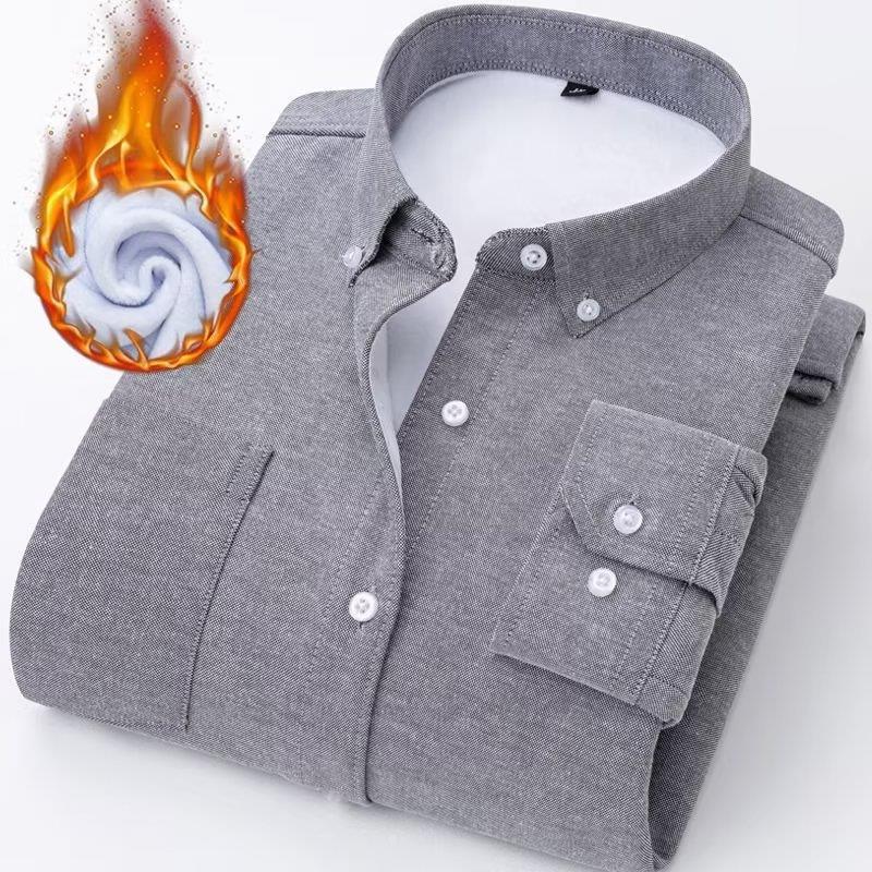 Oxford Flanell Hemd mit Fleece-Futter – Bild 2 | LuxeStyle