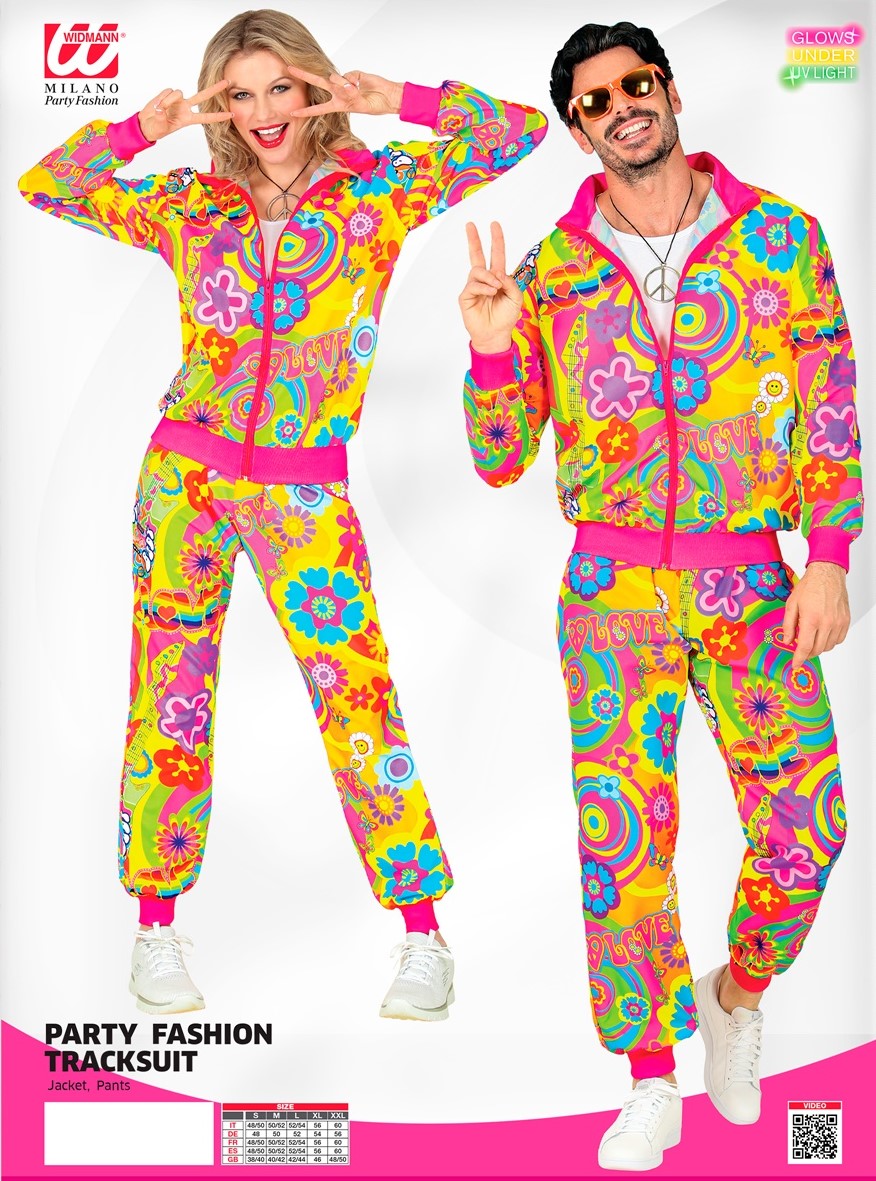 Kostüm Trainer Hippie · Gr. S