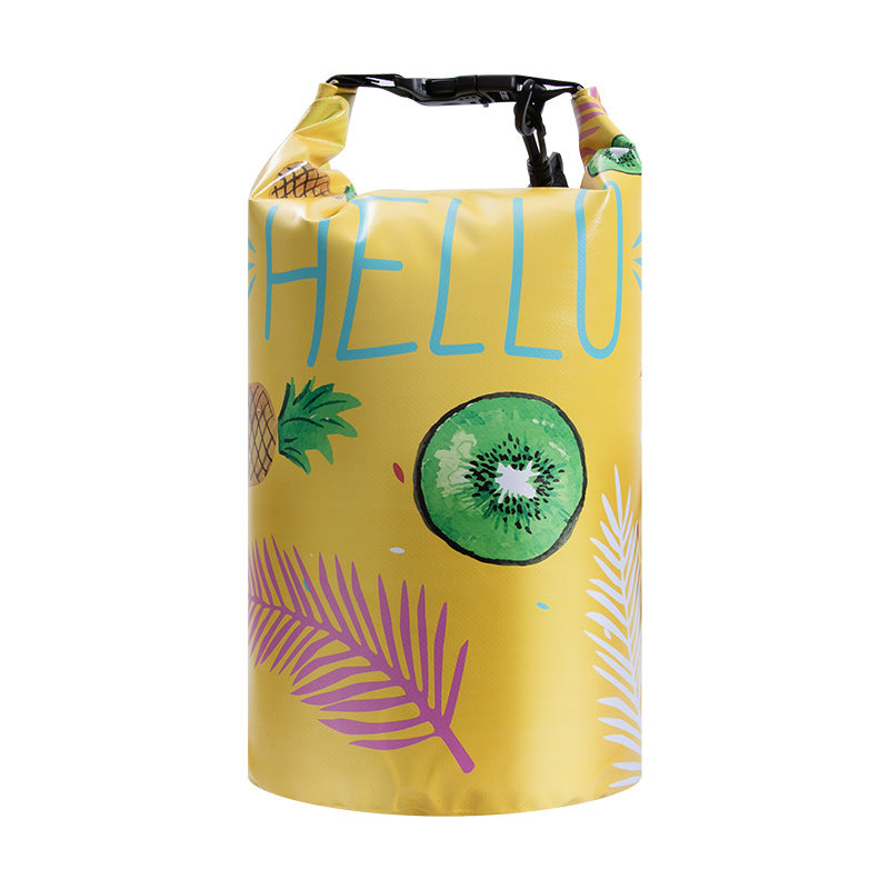Wasserdichter Dry Bag mit Blumenprint, 10L