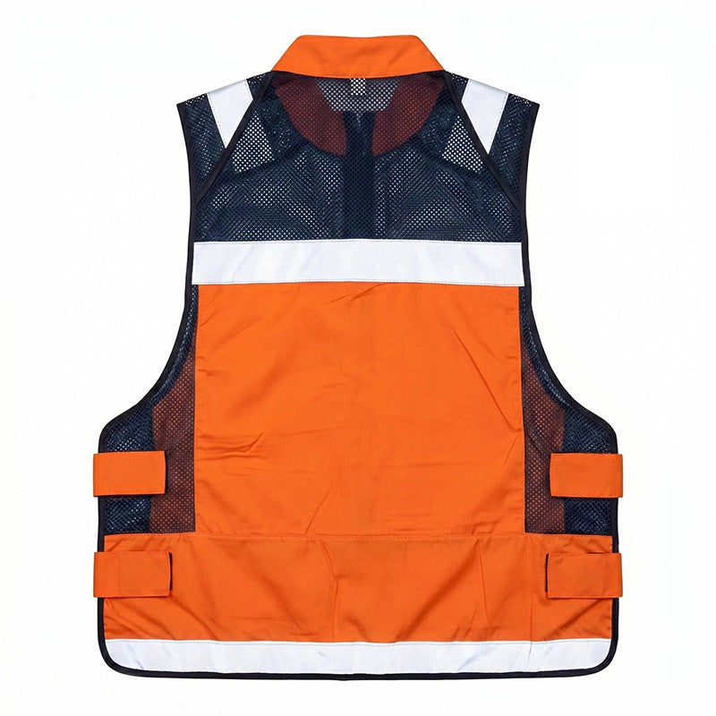 Reflektierende Outdoor Arbeitsweste für Herren – Ansicht 3