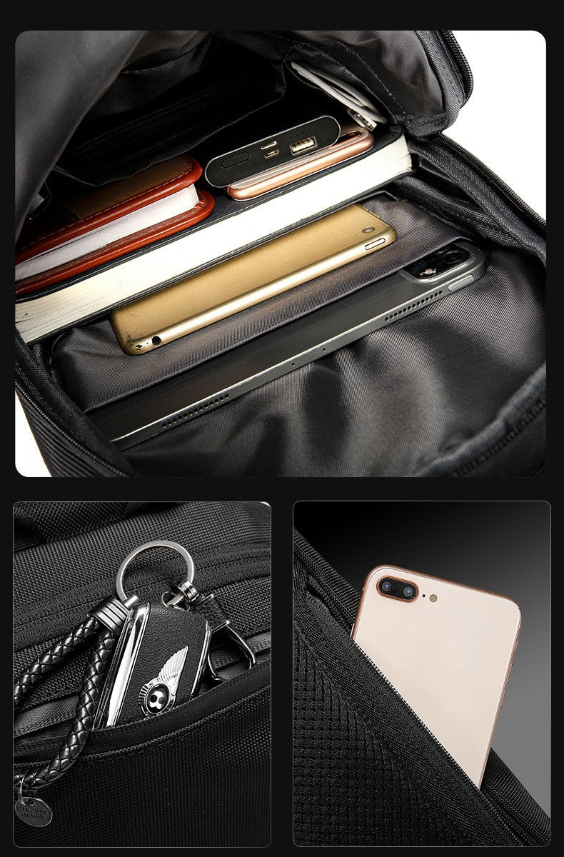 Wasserdichte Messenger Bag für Herren – Bild 4 | LuxeStyle