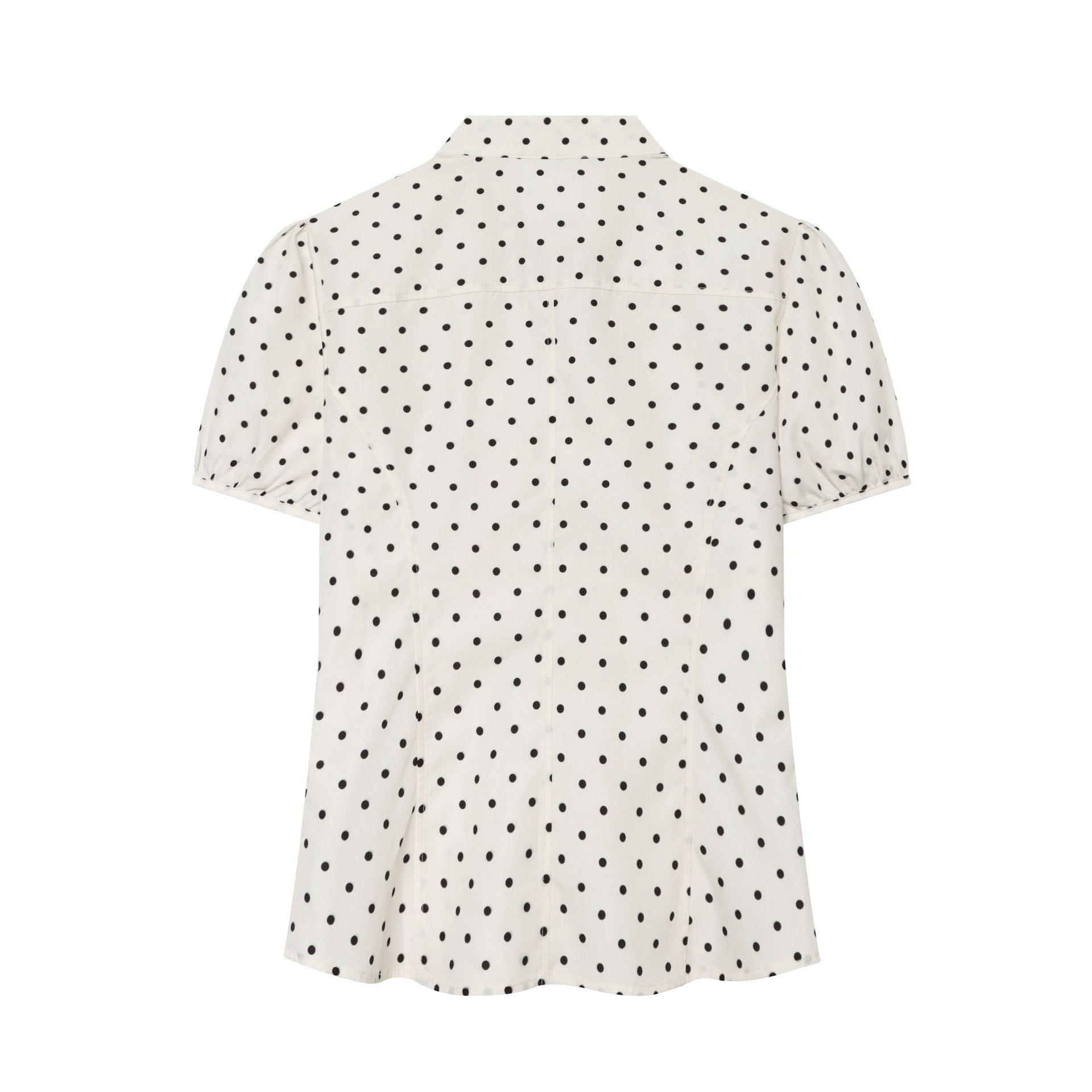 Damen Polka-Dot Top mit Schleifenknoten