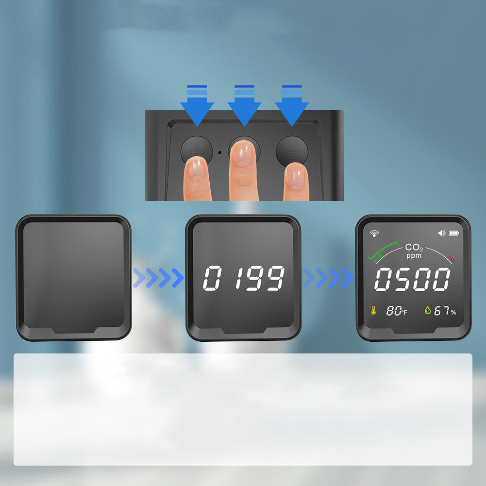 WLAN-Temperatur- und Feuchtigkeitssensor mit CO2-Warner – Bild 4 | LuxeStyle