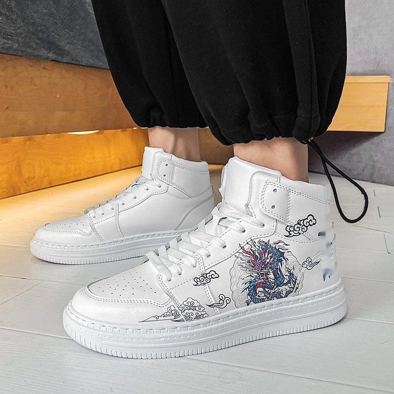High-Top Sneaker mit Tiermuster – Bild 9 | LuxeStyle