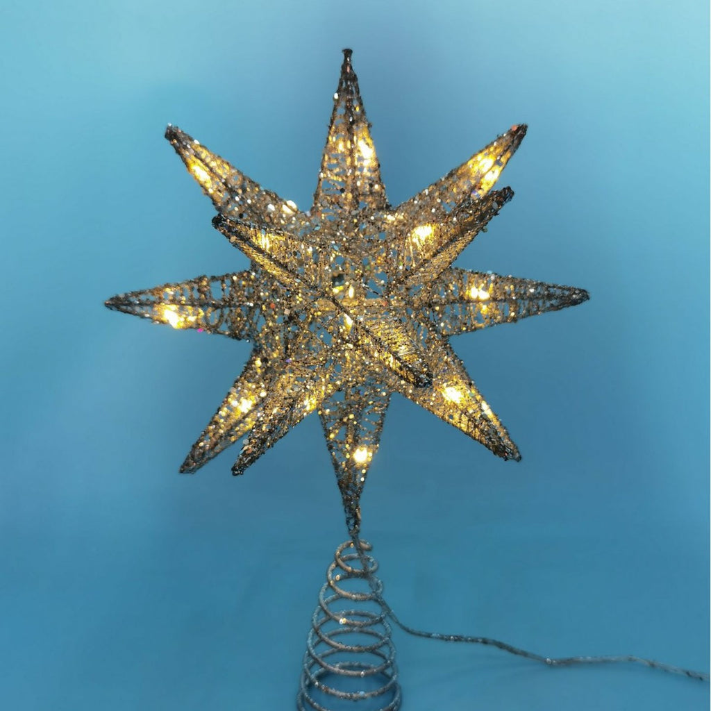 Explosionsstern für Weihnachtsbaum, gegossenes Eisen, 20 × 30 cm, 20 – Bild 5 | LuxeStyle