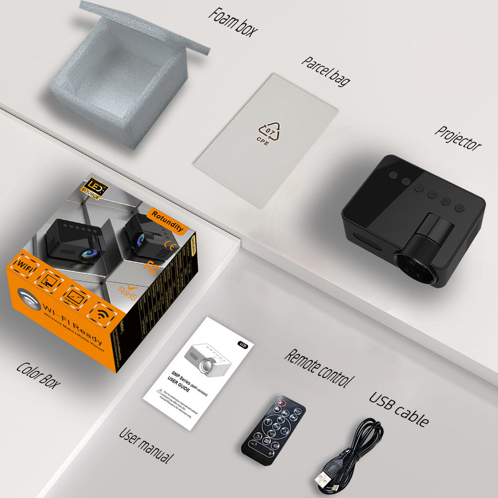 Mini-Beamer «CineHome» · WLAN HD-Projektor