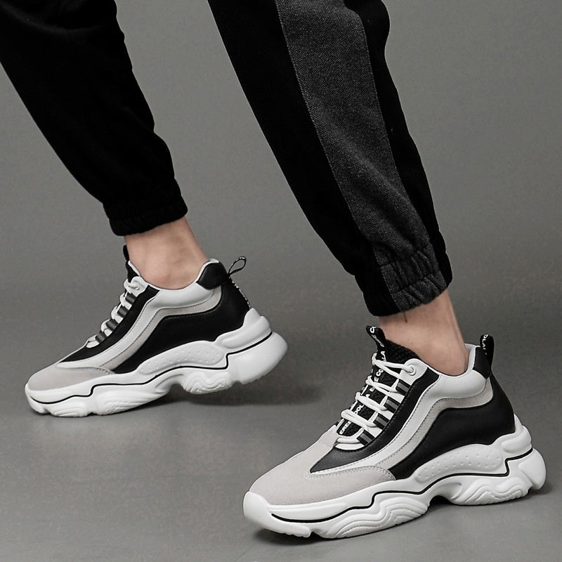 Herren-Sneaker aus Leder und Mesh – Bild 14 | LuxeStyle