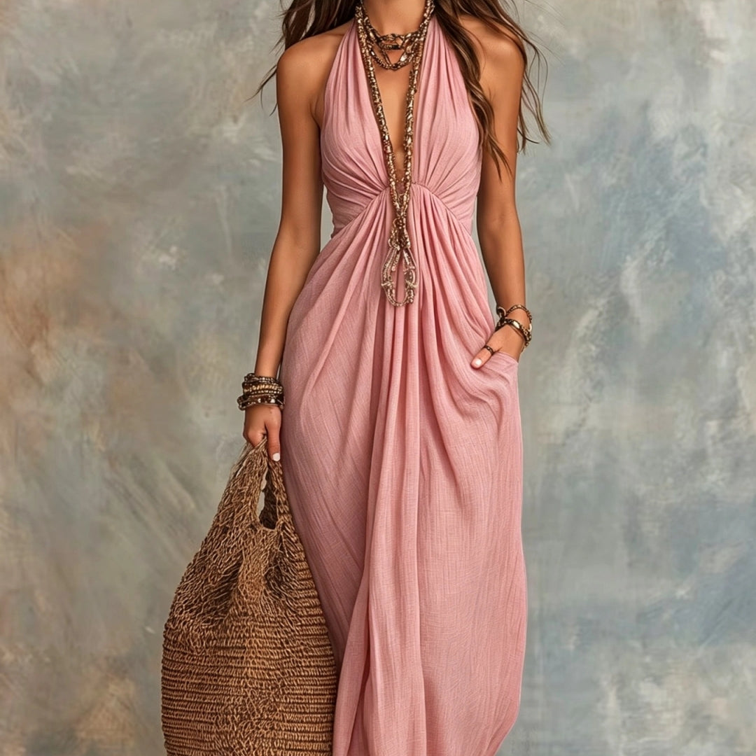 Elegantes Halterneck-Kleid für Damen