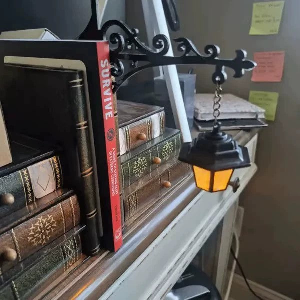 Dekorative Bücherregal-Laternenlampe