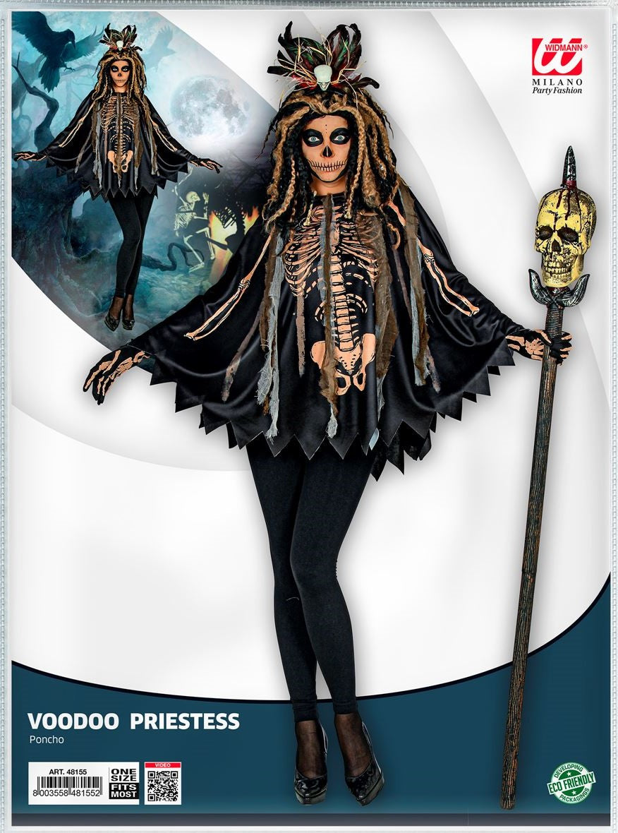 Poncho Voodoo Priesterin