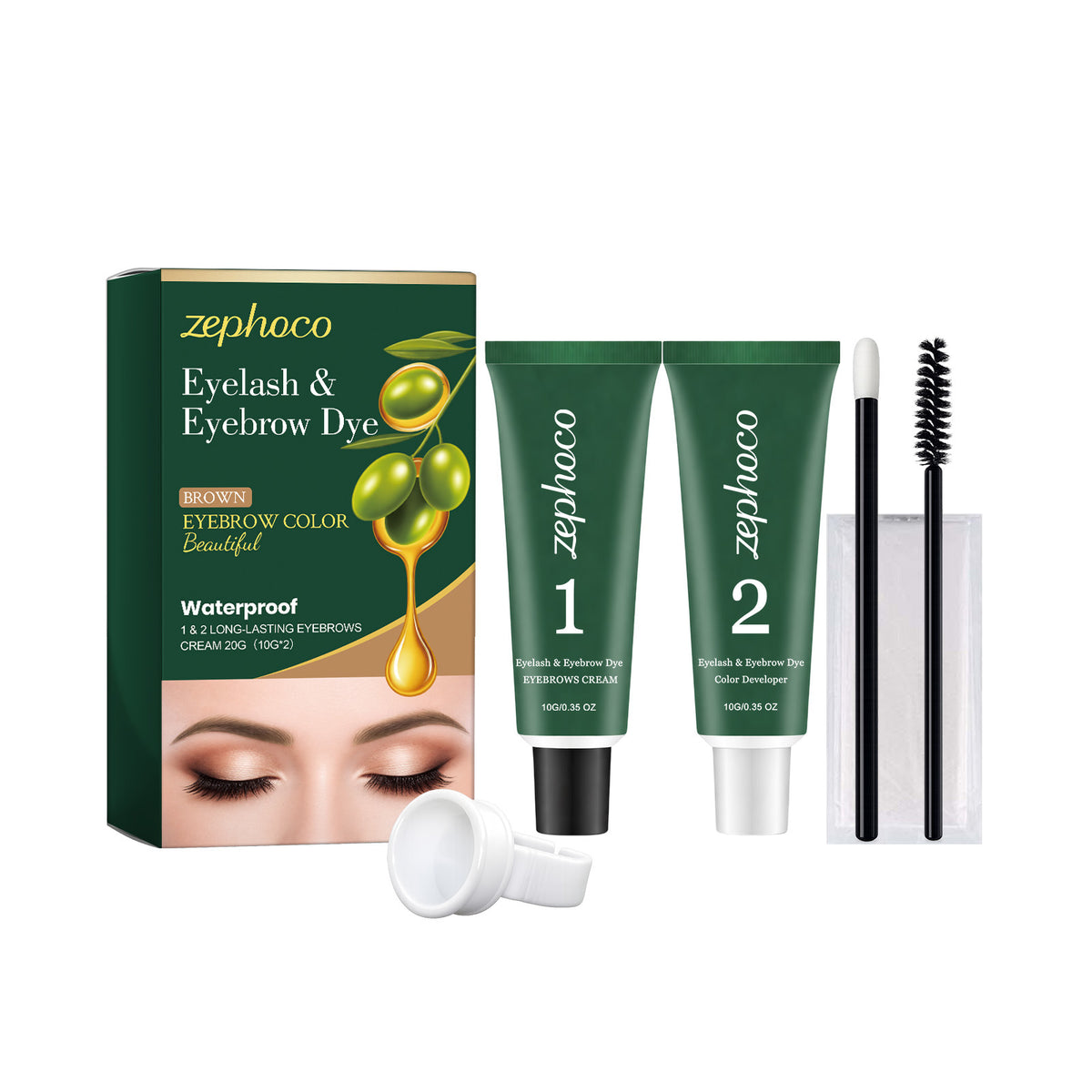 Natürliches Färbeset für Augenbrauen & Wimpern – Bild 3 | LuxeStyle