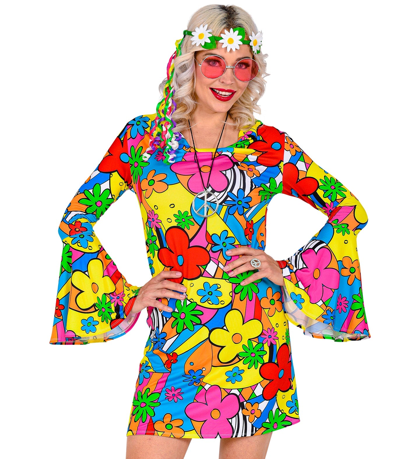 Kostüm 70er Jahre Flower Power