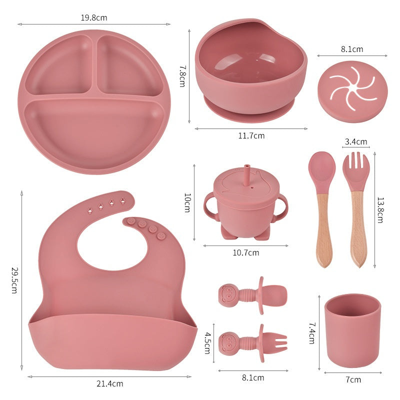 Silikon-Dinner-Set für Babys & Kleinkinder