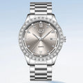 Damen-Uhr mit Strasssteinen | LuxeStyle
