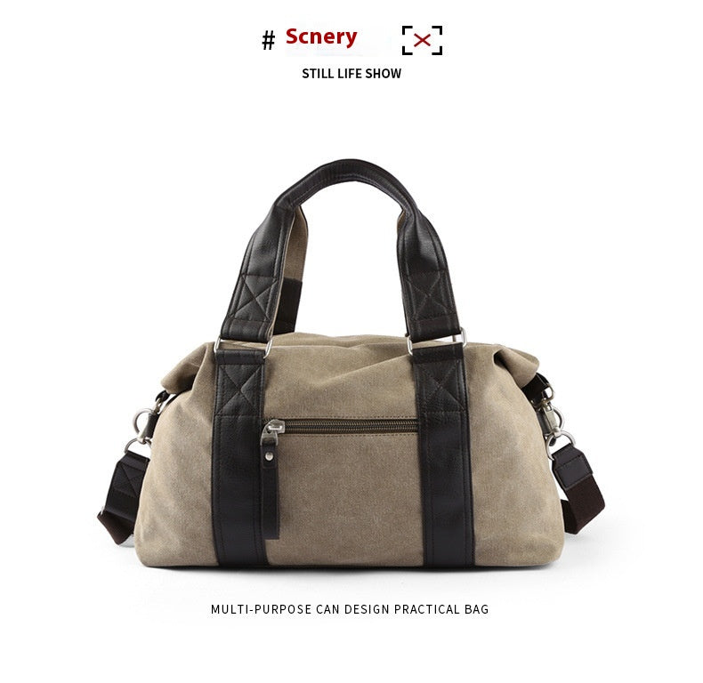 Retro Canvas Businesstasche für Herren