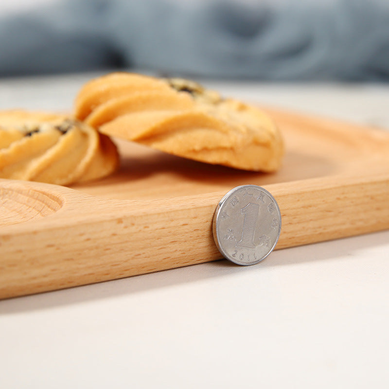 Serviertablett mit Holzgriff | LuxeStyle