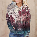 3D Digital Print Freizeit-Sweatshirt für Damen