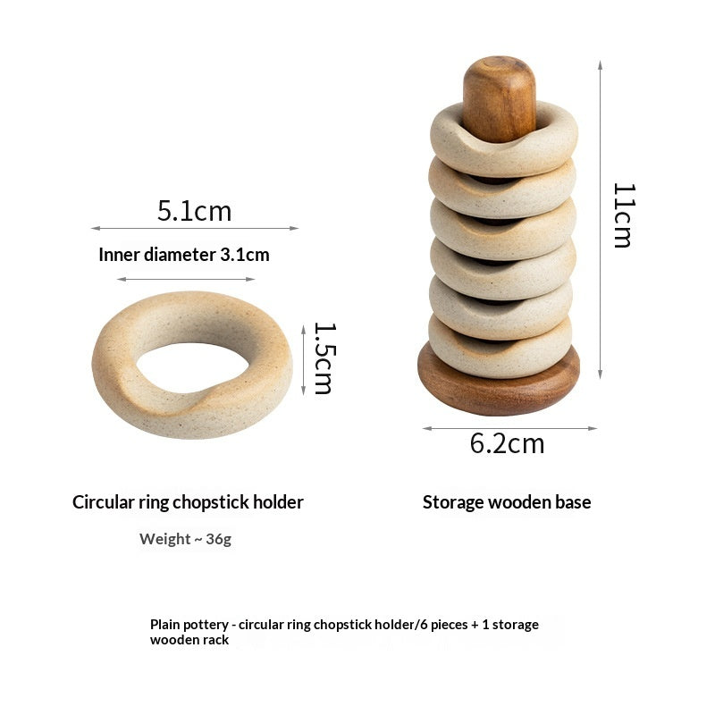 Essstäbchen-Ablagen aus Keramik
