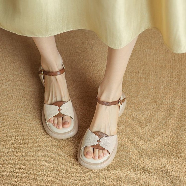 Chunky Plateau-Sandalen mit offenem Zeh – Bild 6 | LuxeStyle