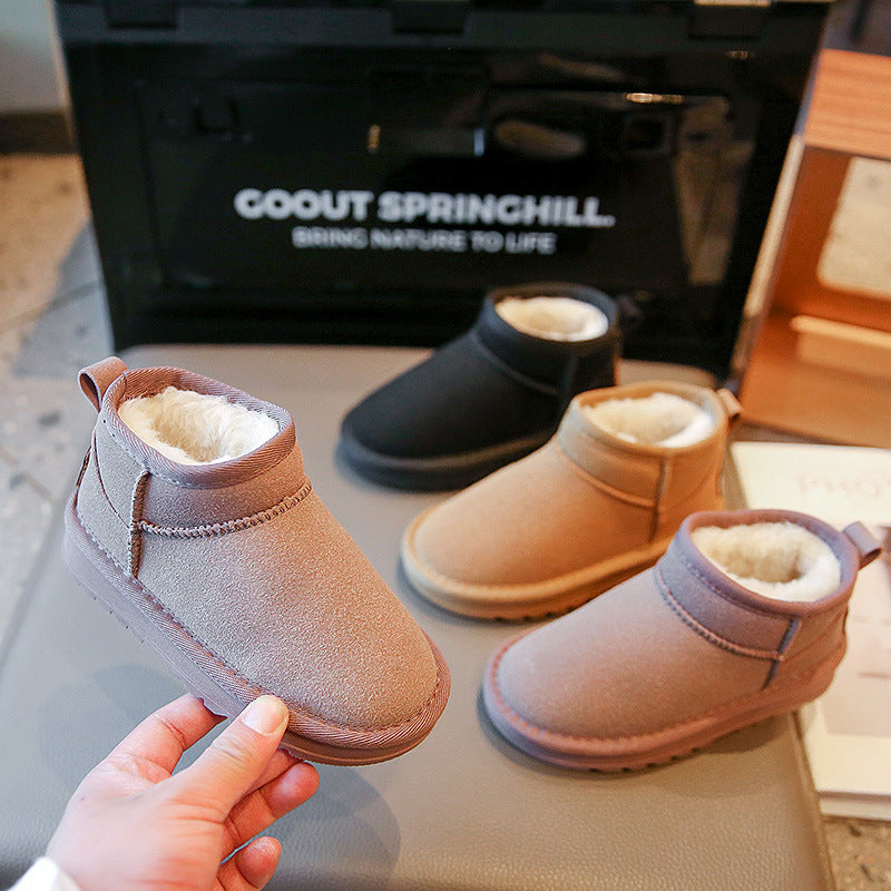 Kinderstiefel in Camel, Lila, Schwarz – 7–12 Jahre – Bild 6 | LuxeStyle