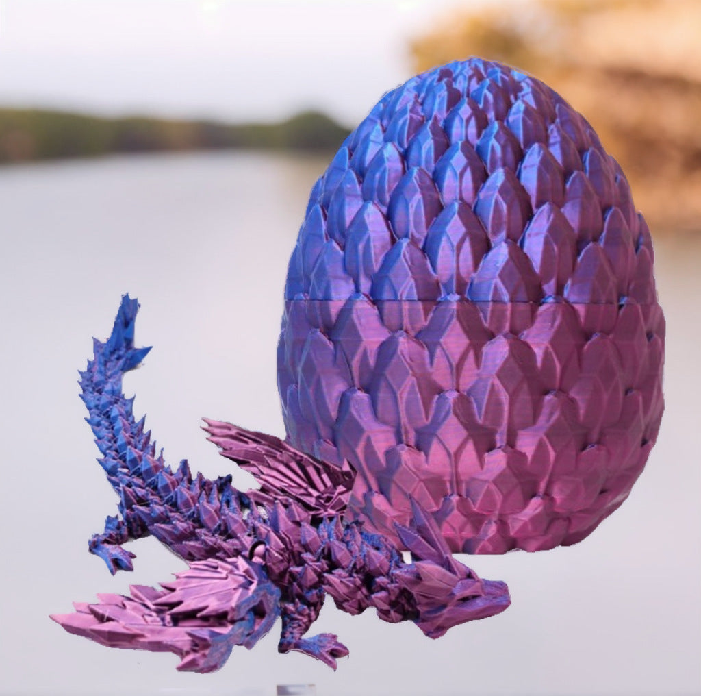 3D-gedruckte Drachen- und Ei-Ornamente – Bild 4 | LuxeStyle