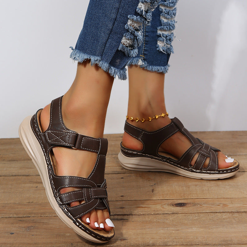 Vintage Keilsandaletten für Plus-Size – Bild 8 | LuxeStyle
