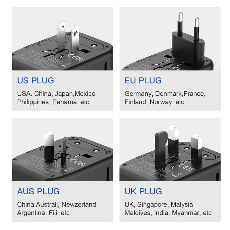 Universal Reise-Ladegerät 2x USB-A & 2x USB-C