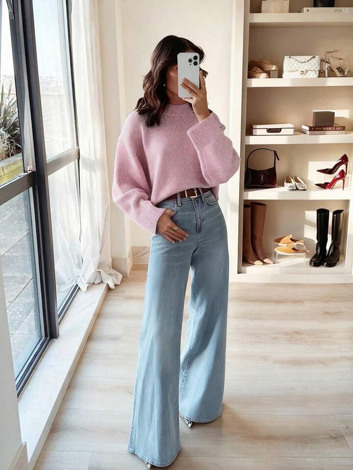 Kuscheliger Strickpullover im Korean Style