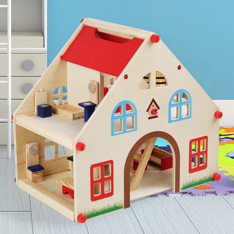 Hölzernes Kinderspielhaus Villa | LuxeStyle