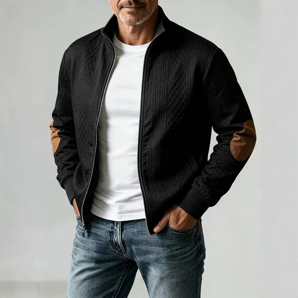 Herren-Jacke mit Rautensteppung | LuxeStyle