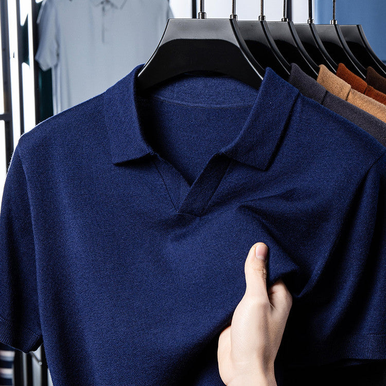Vielseitiges dünnes Sport-Polohemd für Herren | LuxeStyle
