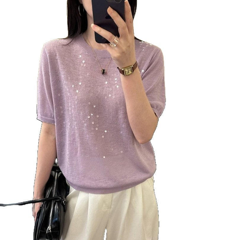 Leichtes Sommer-T-Shirt im Korean-Style