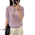 Leichtes Sommer-T-Shirt im Korean-Style – Bild 1 | LuxeStyle
