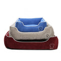 Kuscheliges Cord-Hundebett