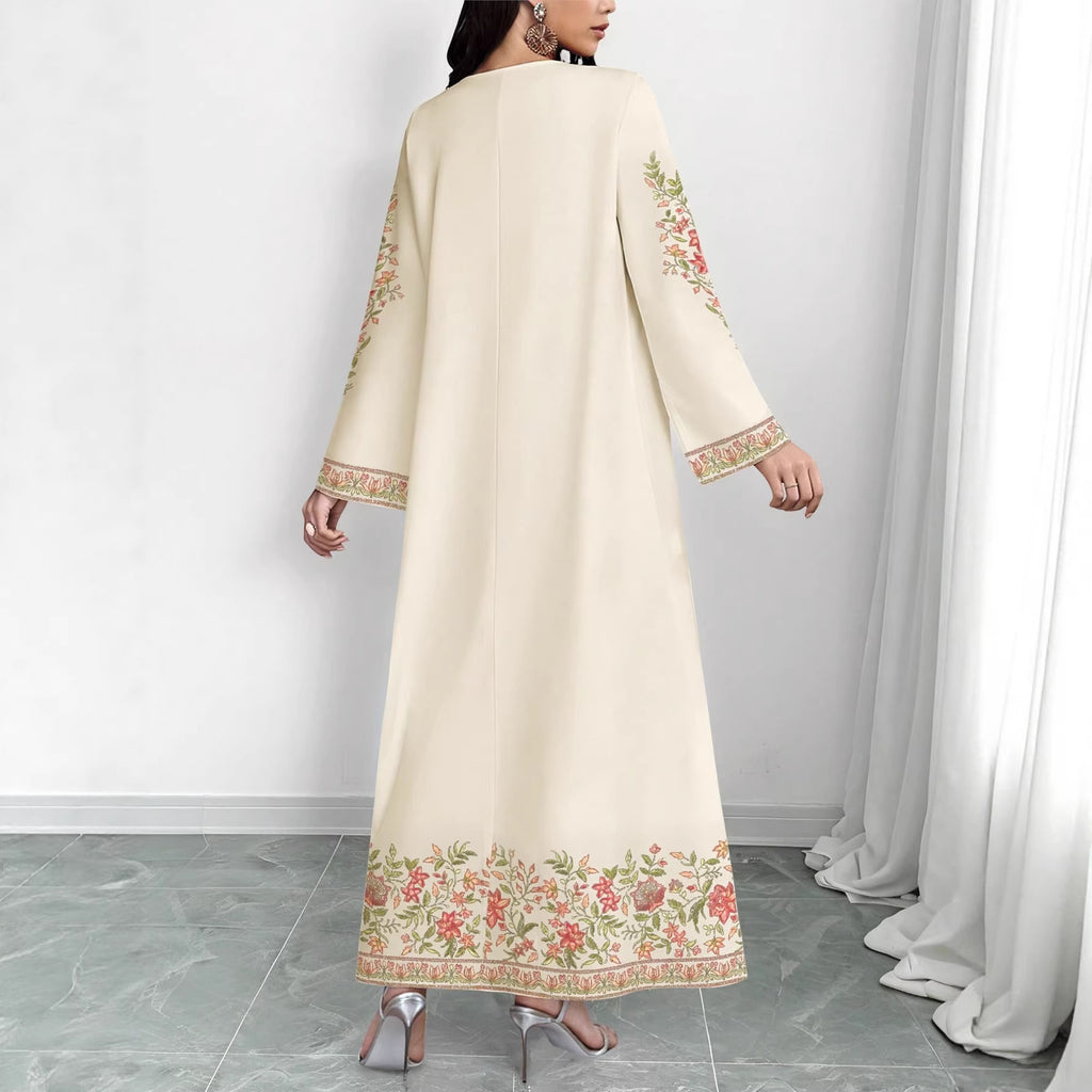 Blumiges Casual-Kleid
