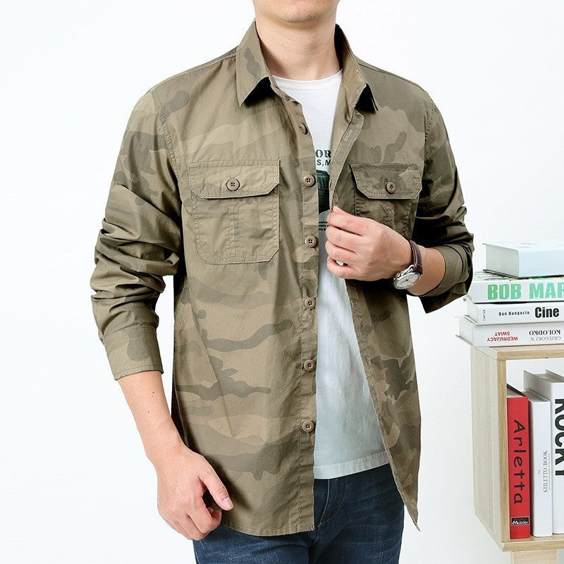 Loose Camouflage Hemd für Herren – Bild 8 | LuxeStyle